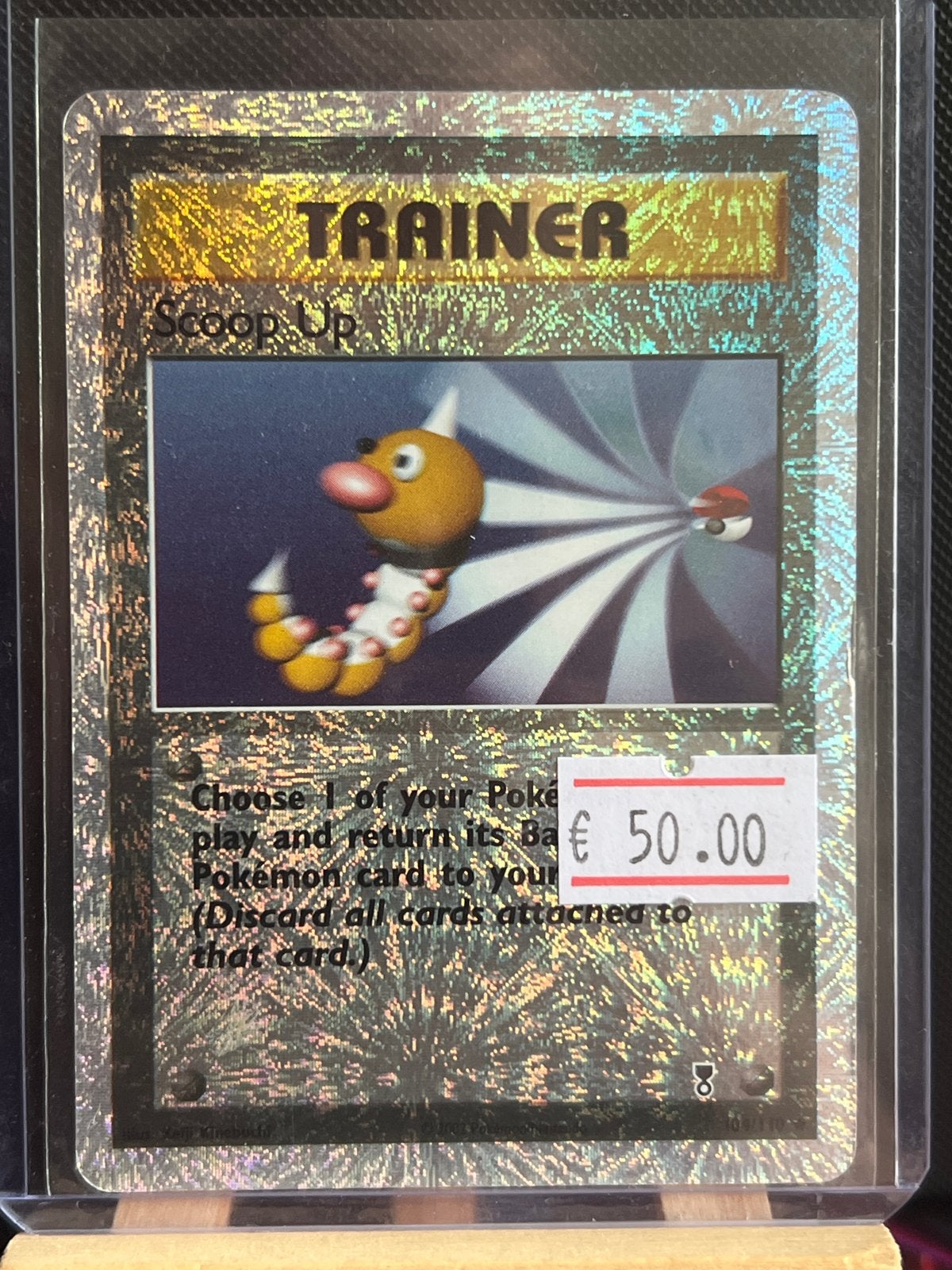 Pokémon Scoop Up Trainer Kaart (Foil), Ophalen of Verzenden, Zo goed als nieuw, Losse kaart, Foil