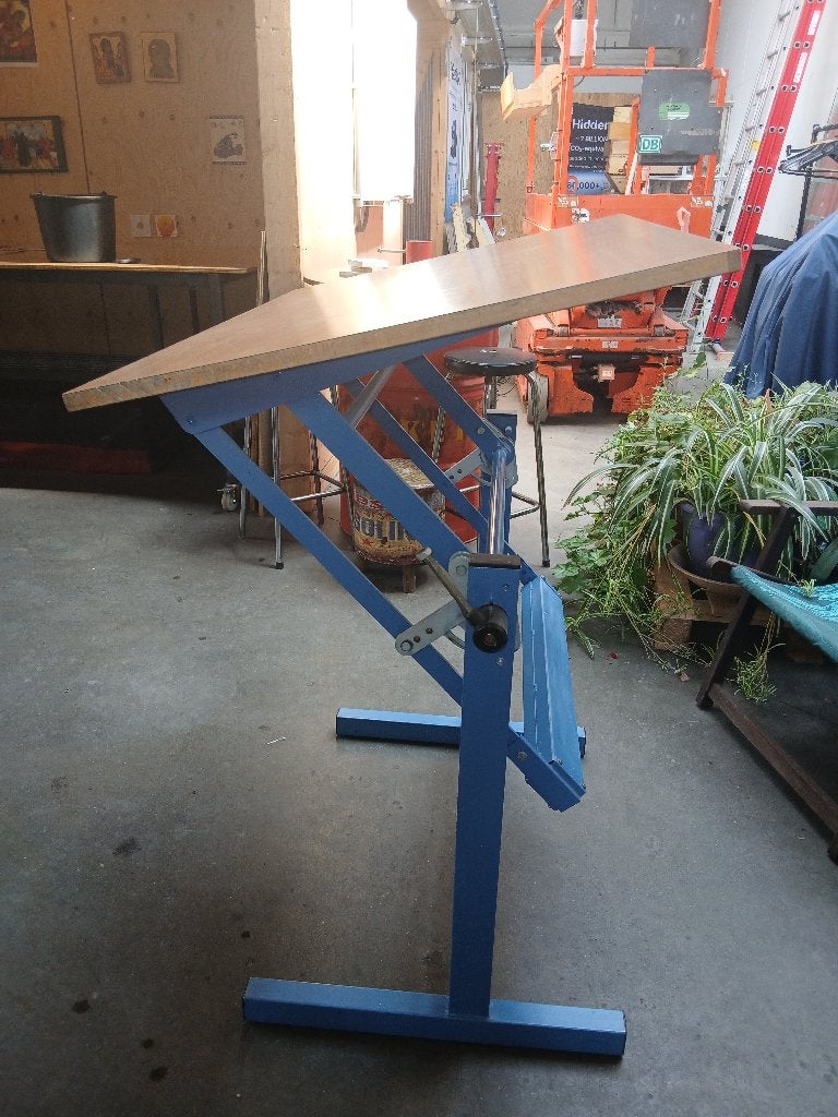 tekentafel klein, Doe-het-zelf en Verbouw, Tekentafels, Ophalen, Gebruikt, Minder dan 130 cm