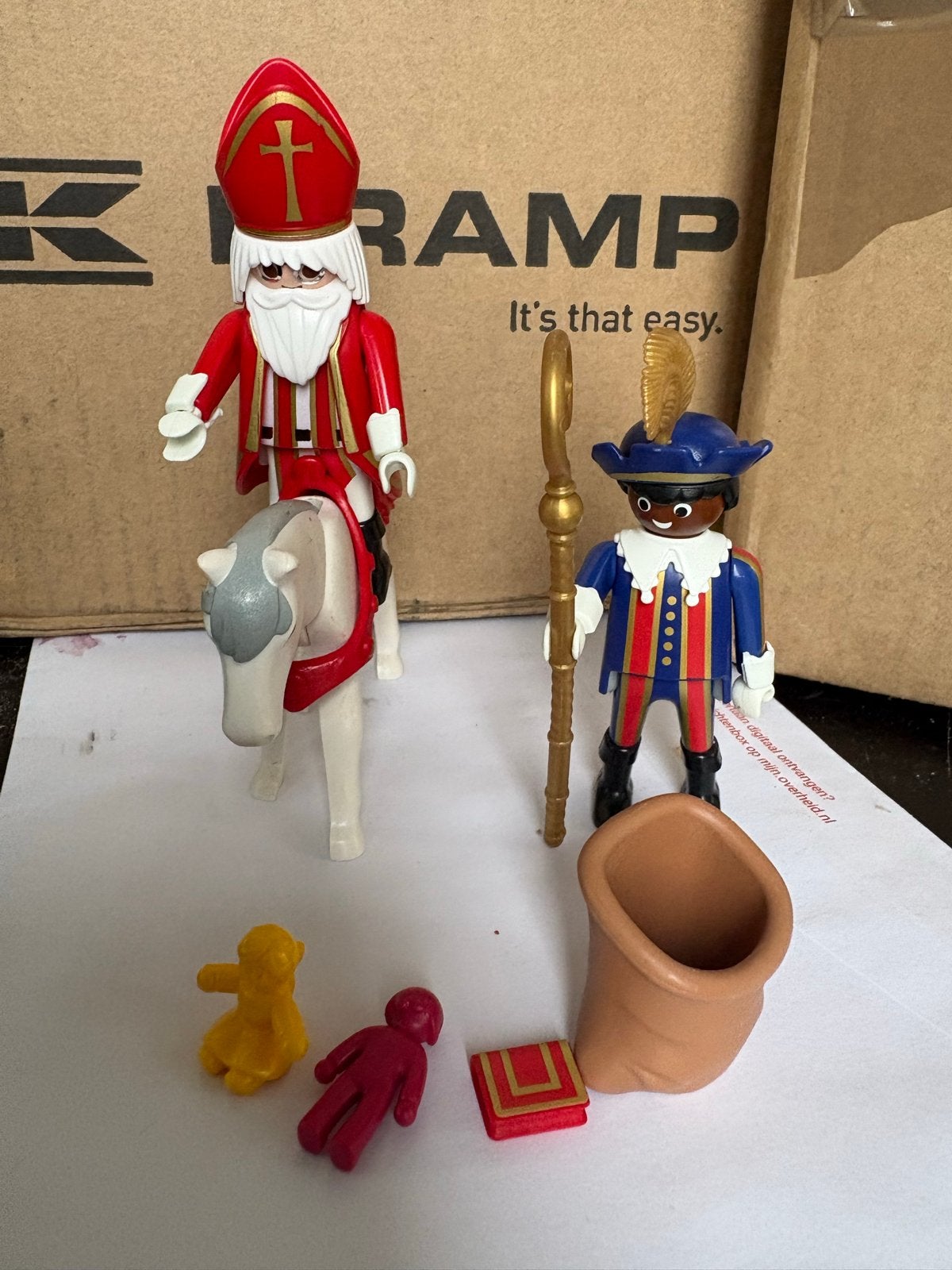 Playmobil Sinterklaas met paard en Piet, Kinderen en Baby's, Speelgoed | Playmobil, Gebruikt, Complete set, Ophalen of Verzenden