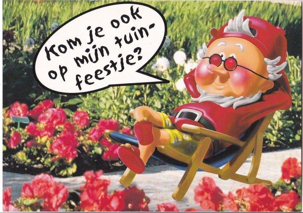 Tuinkabouter / Uitnodigingskaart De Keukenhof Lisse, Verzamelen, Ophalen, 1980 tot heden, Ongelopen, Zuid-Holland