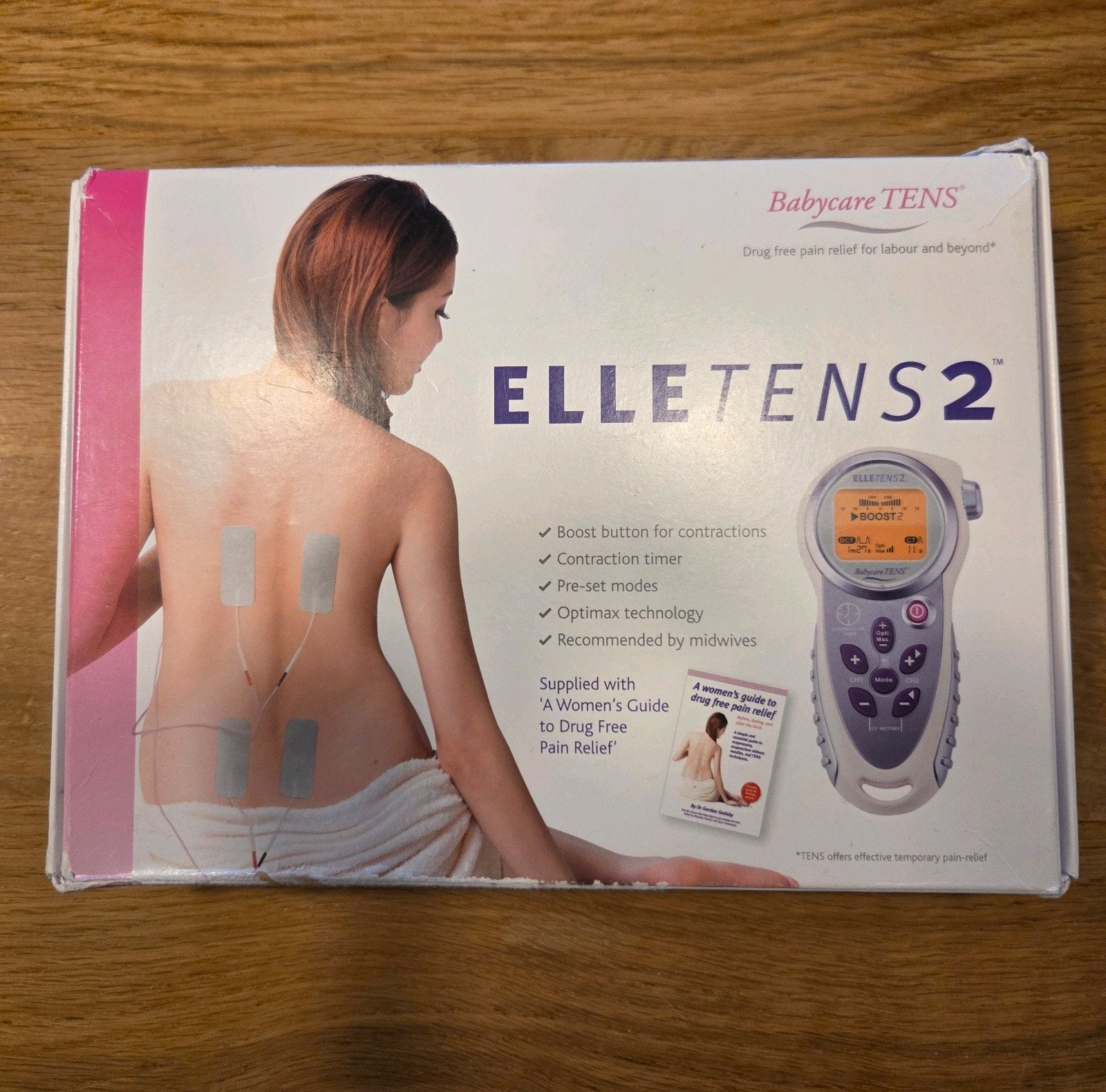 Babycare ELLE TENS 2 - Pijnverlichting tijdens bevalling, Ophalen of Verzenden, Zo goed als nieuw