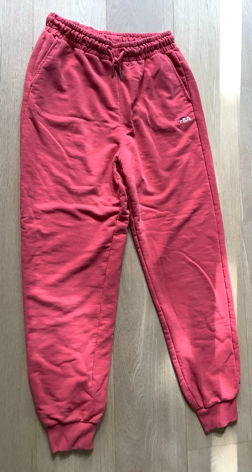 Fila Oranje Katoenen Joggingbroek - Maat L, Kleding | Dames, Ophalen of Verzenden, Gedragen, Maat 42/44 (L), Oranje