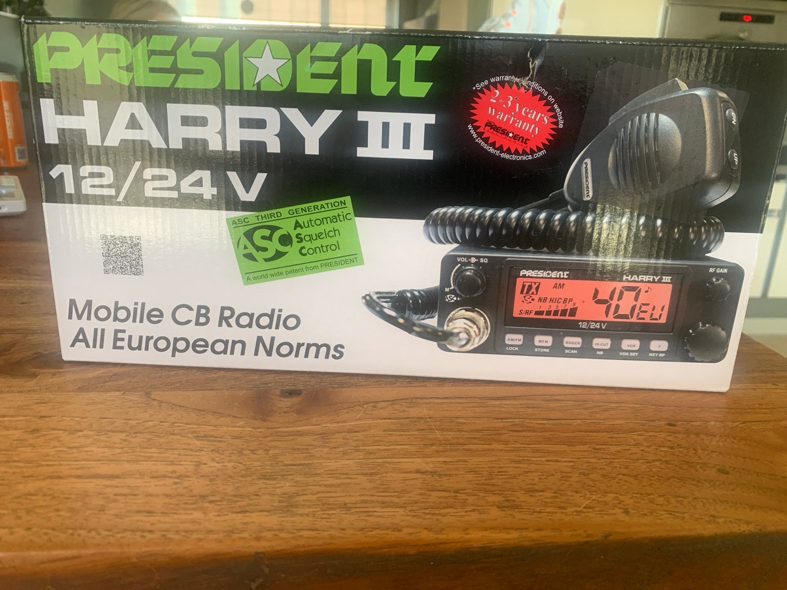 President Harry III 12/24V Mobiele CB Radio, Telecommunicatie, Ophalen of Verzenden, Nieuw, 15 km of meer, Portofoon of Walkie-talkie