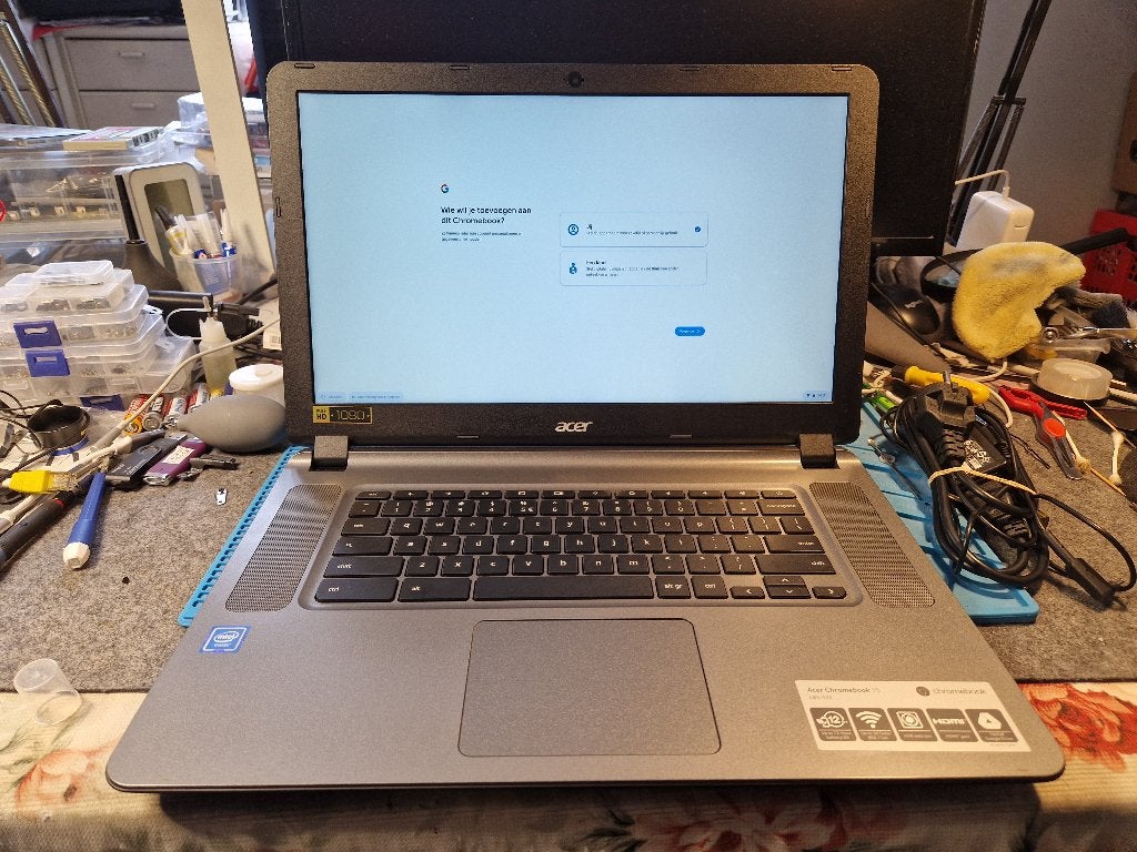 Acer Chromebook 15 CB3-532-C8E0 15.6 Inch, 15 inch, Qwerty, Touchscreen, Ophalen of Verzenden