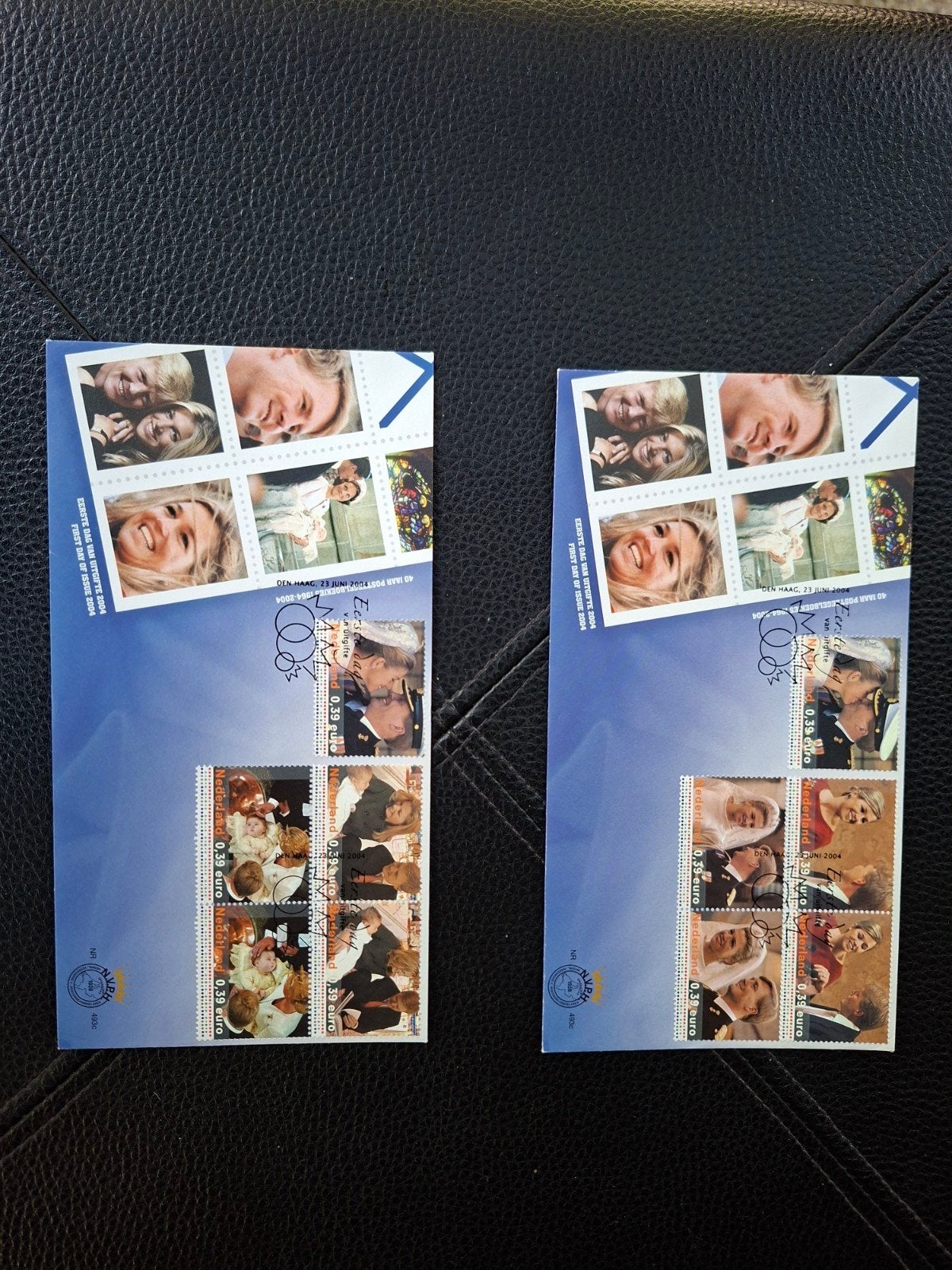 FDC Postzegels 40 jaar Postzegelvereniging Den Haag 2004, Postzegels en Munten, Postzegels | Nederland, Ophalen of Verzenden, Na 1940