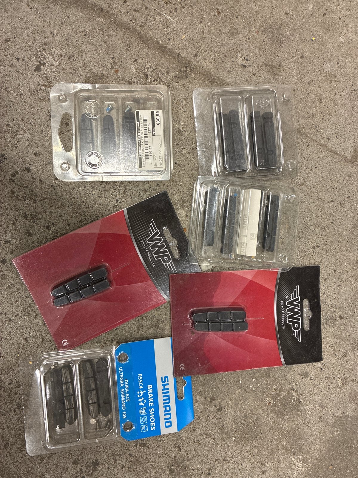 Diverse fietsremblokken - Shimano, Fietsen en Brommers, Fietsonderdelen, Remmen, Nieuw, Ophalen of Verzenden, Rubber