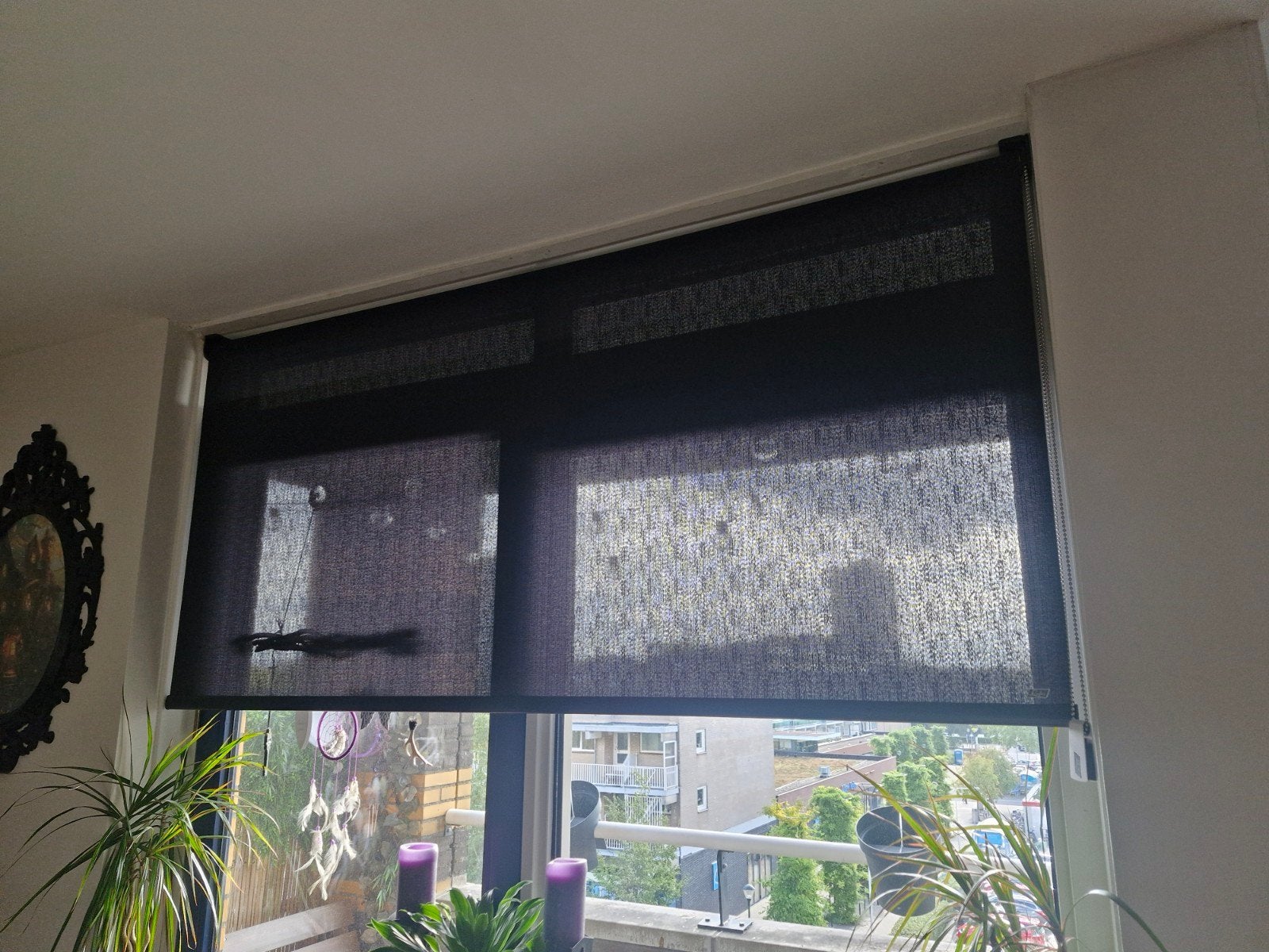 Rolgordijnen 2x zwart van Luxaflex Woonspecialist Bekenkamp, Ophalen, 291 cm, Zwart, 163 cm