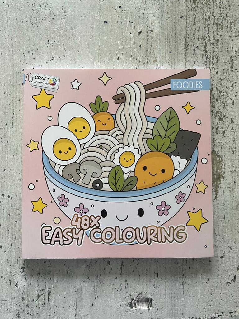 Cozy Colouring boek - Foodies - 48x Easy Colouring, Kinderen en Baby's, Kinderkamer | Inrichting en Decoratie, Verzenden, Nieuw