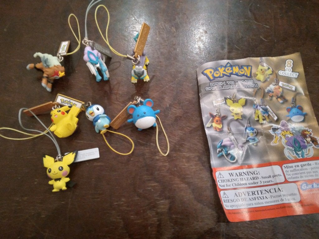 Pokemon Sleutelhangers Gacha Tomy Back to Jhoto, Ophalen of Verzenden, Zo goed als nieuw