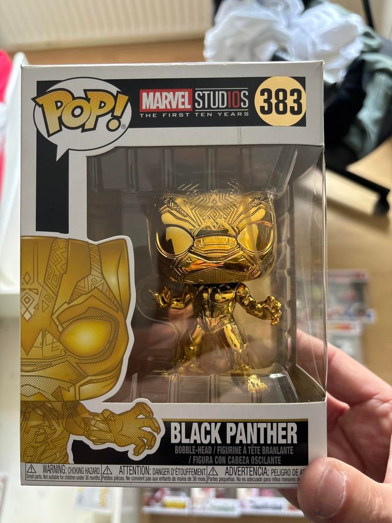 Funko Pop! Marvel Black Panther Gold #383, Verzamelen, Ophalen of Verzenden, Nieuw