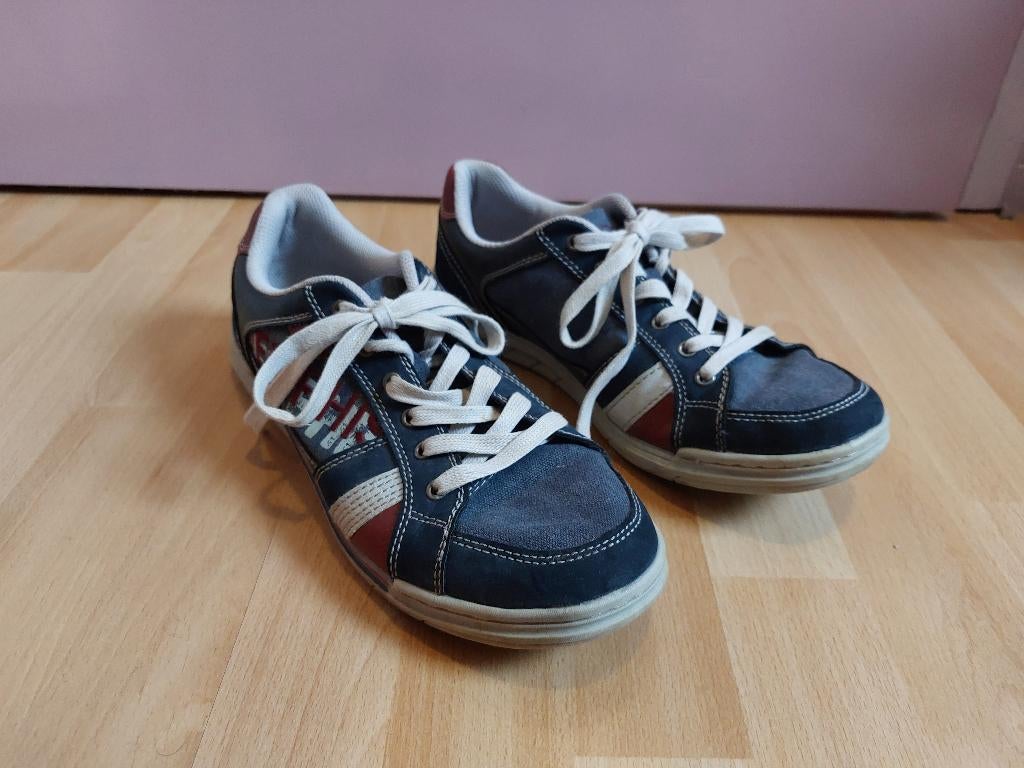 Veterschoenen *Memphis* mt. 43, Blauw, Ophalen of Verzenden, Memphis, Sneakers of Gympen