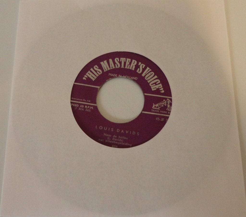 Louis Davids > Naar de bollen, Ophalen of Verzenden, Gebruikt, 7 inch, Nederlandstalig