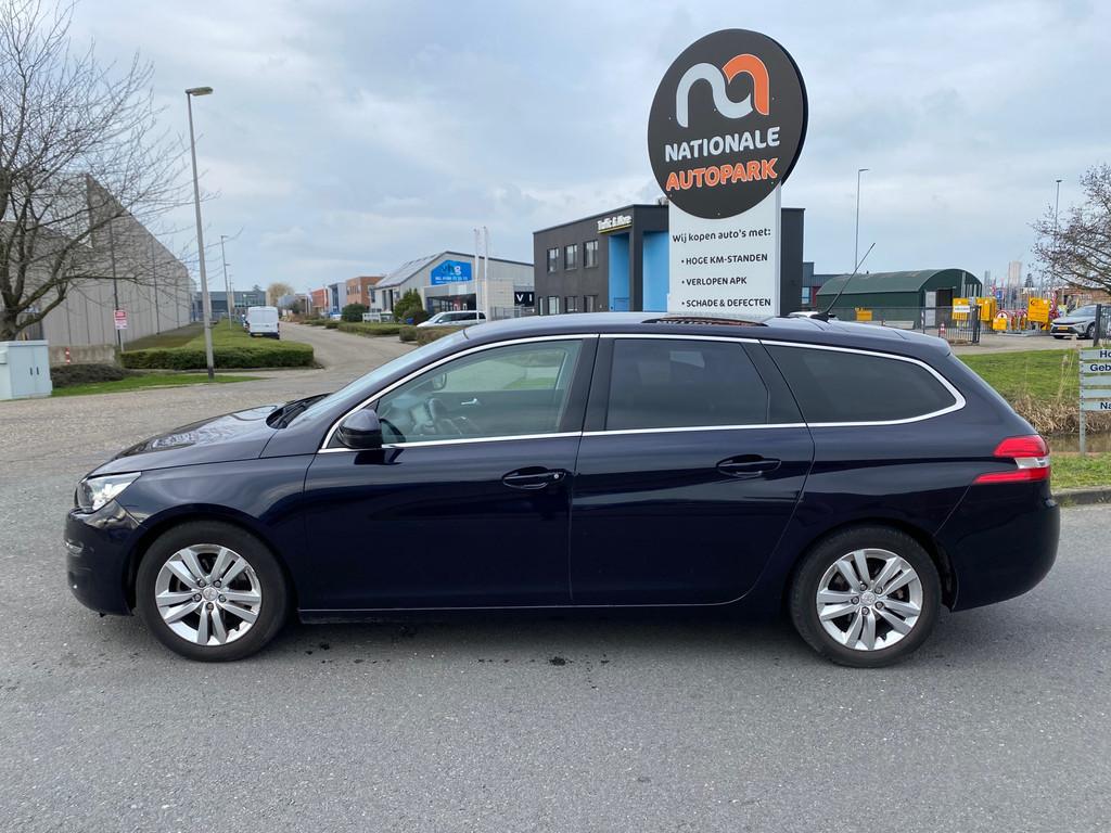 Peugeot 308 SW | 2014 | 1.6 BlueHDI Blue Lease Limited | APK, Auto's, Voorwielaandrijving, Gebruikt, Blauw, Origineel Nederlands