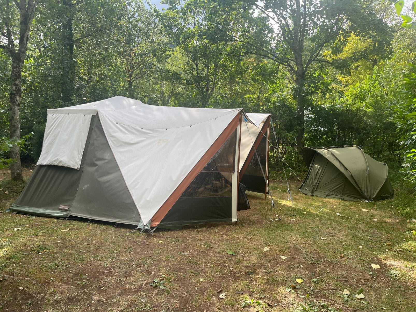 Losse tenten Holtkamper Spacer (twee stuks), Caravans en Kamperen, Tenten, Ophalen, Gebruikt