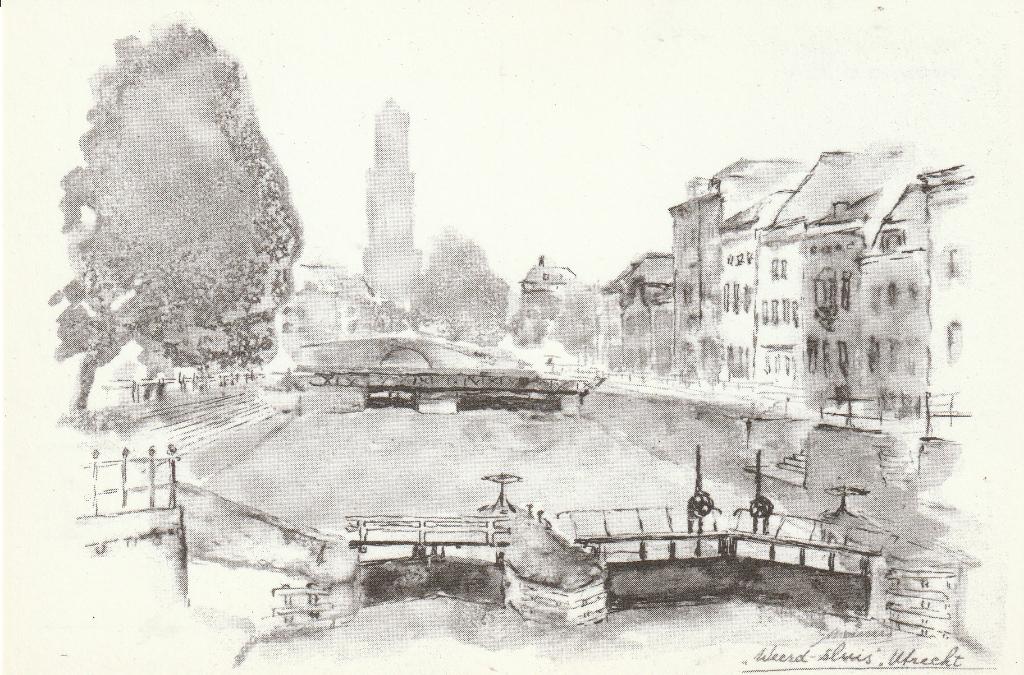 Weerd Sluis Utrecht, Ophalen of Verzenden, 1960 tot 1980, Ongelopen, Utrecht