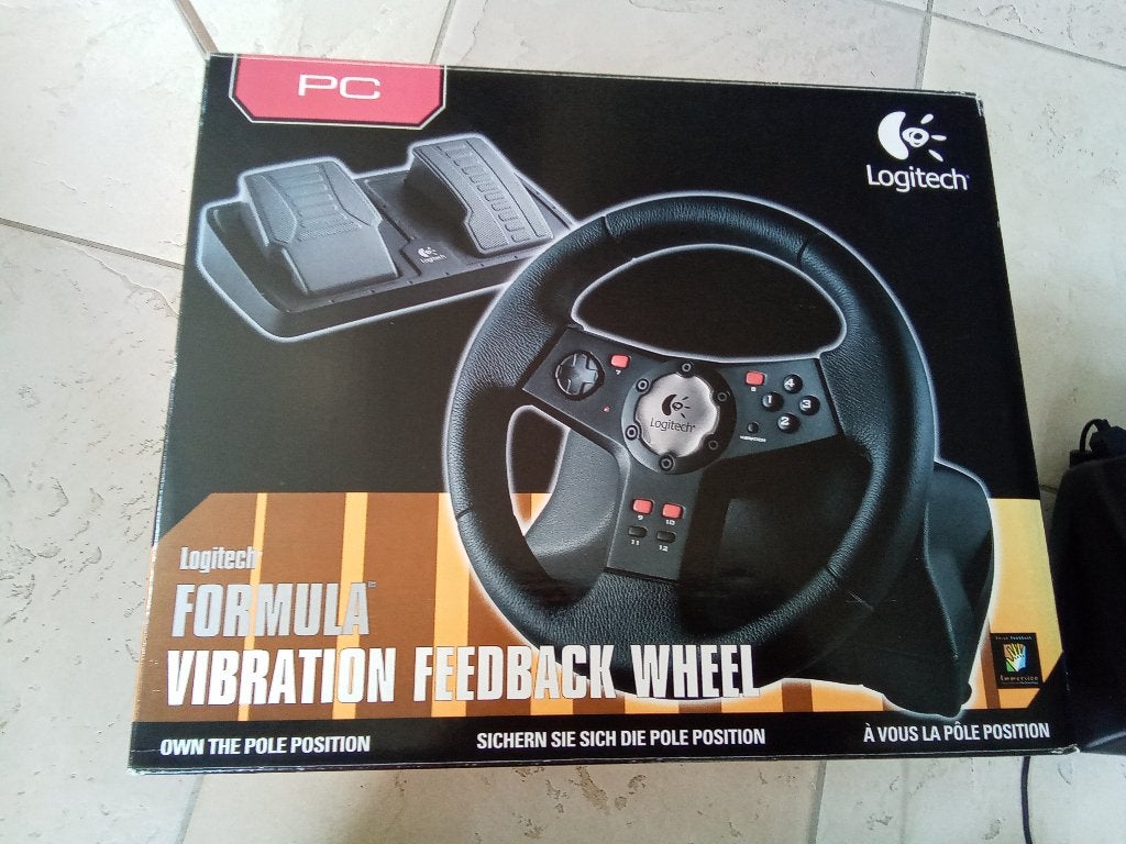 Logitech raceset, Racestuur, Ophalen of Verzenden, Zo goed als nieuw, PC