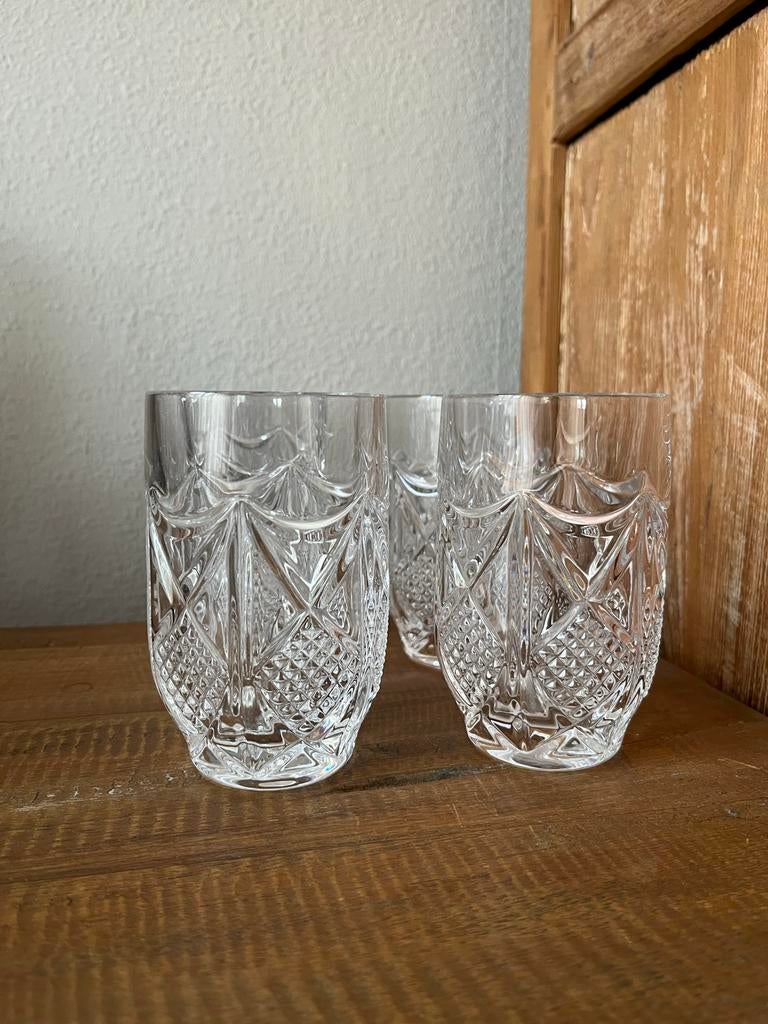 Nachtmann Vintage geslepen kristallen glazen set, Antiek en Kunst, Ophalen of Verzenden