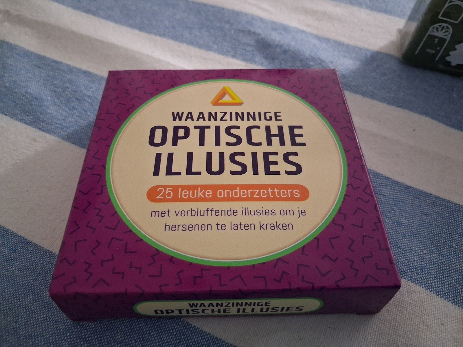25 onderzetters met optische illusies, Ophalen, Zo goed als nieuw