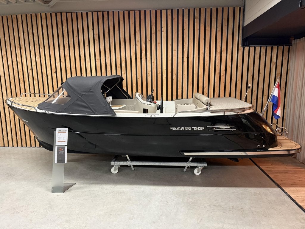 NwStaat! PRIMEUR 620 EXCLUSIVE '60PK SUZUKI' OPTIES! 610 615, Watersport en Boten, Tender, 0 cm, Primeur, 2 m