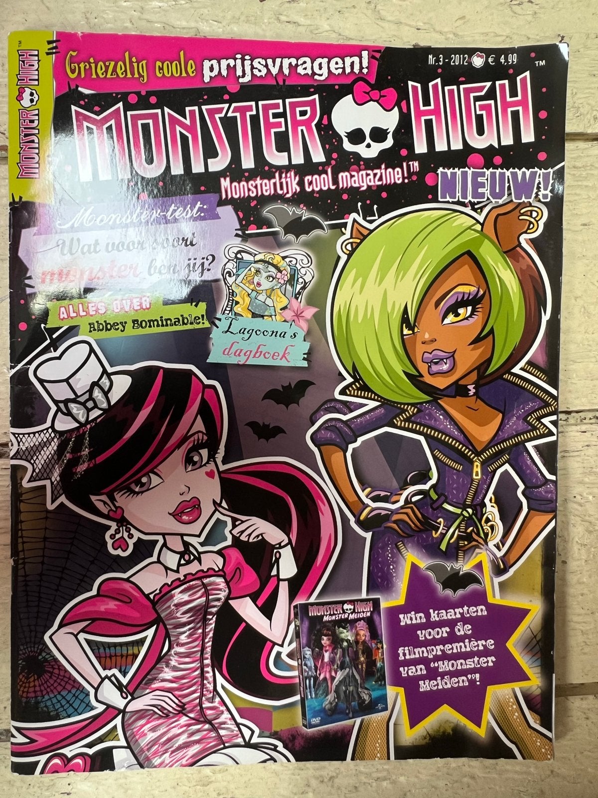 Monster High Magazine Nr. 3 - 2012, Ophalen of Verzenden, Gelezen, Overige typen