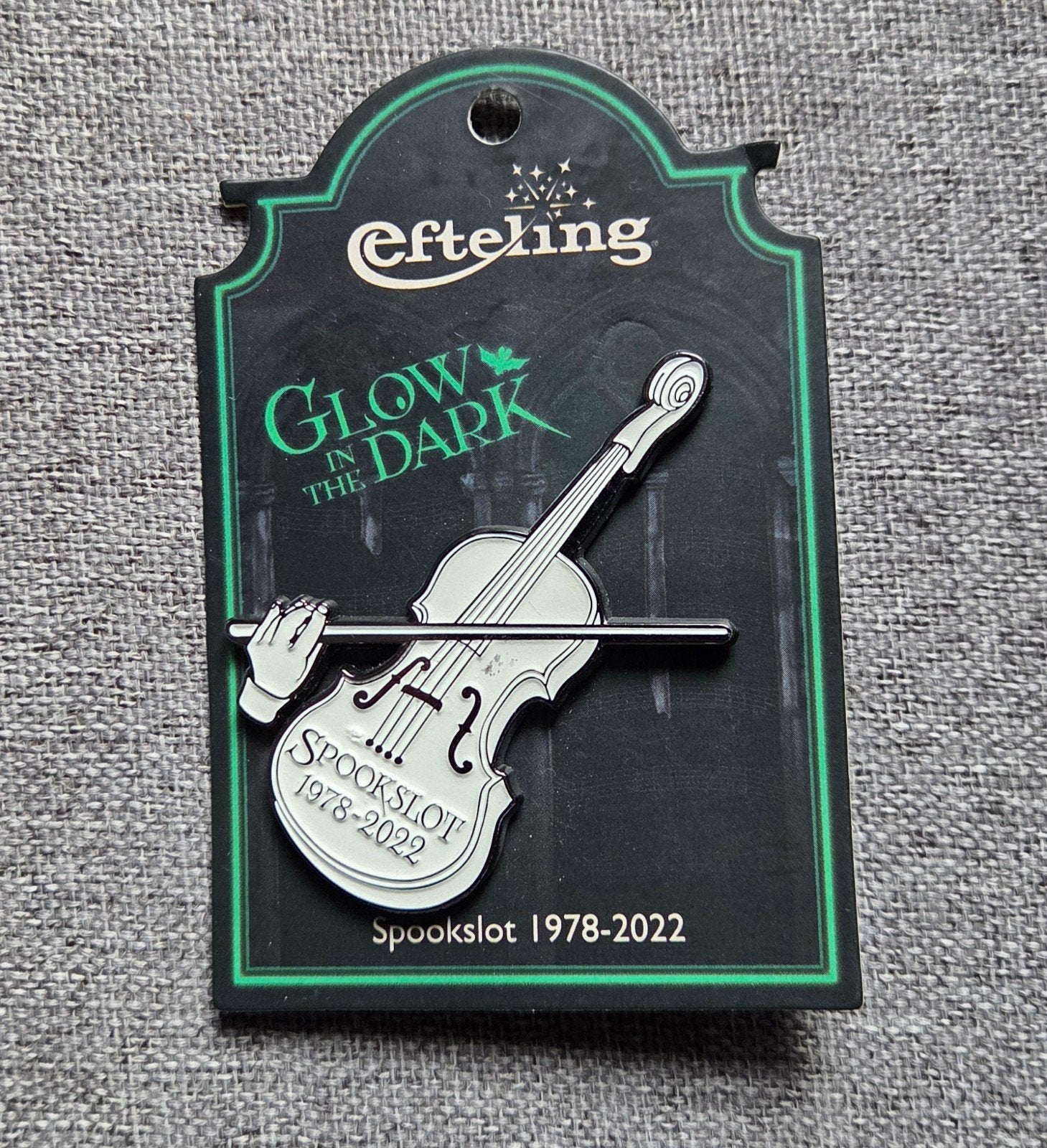 Efteling Spookslot Pin, Ophalen of Verzenden, Zo goed als nieuw, Button of Speldje
