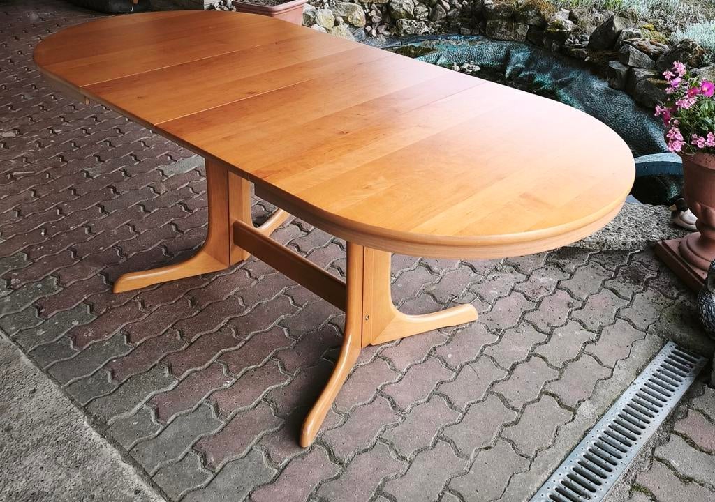 Prachtige vintage jaren 70 uitschuifbare eettafel, Huis en Inrichting, Tafels | Eettafels, Ophalen, Gebruikt, 200 cm of meer, 50 tot 100 cm