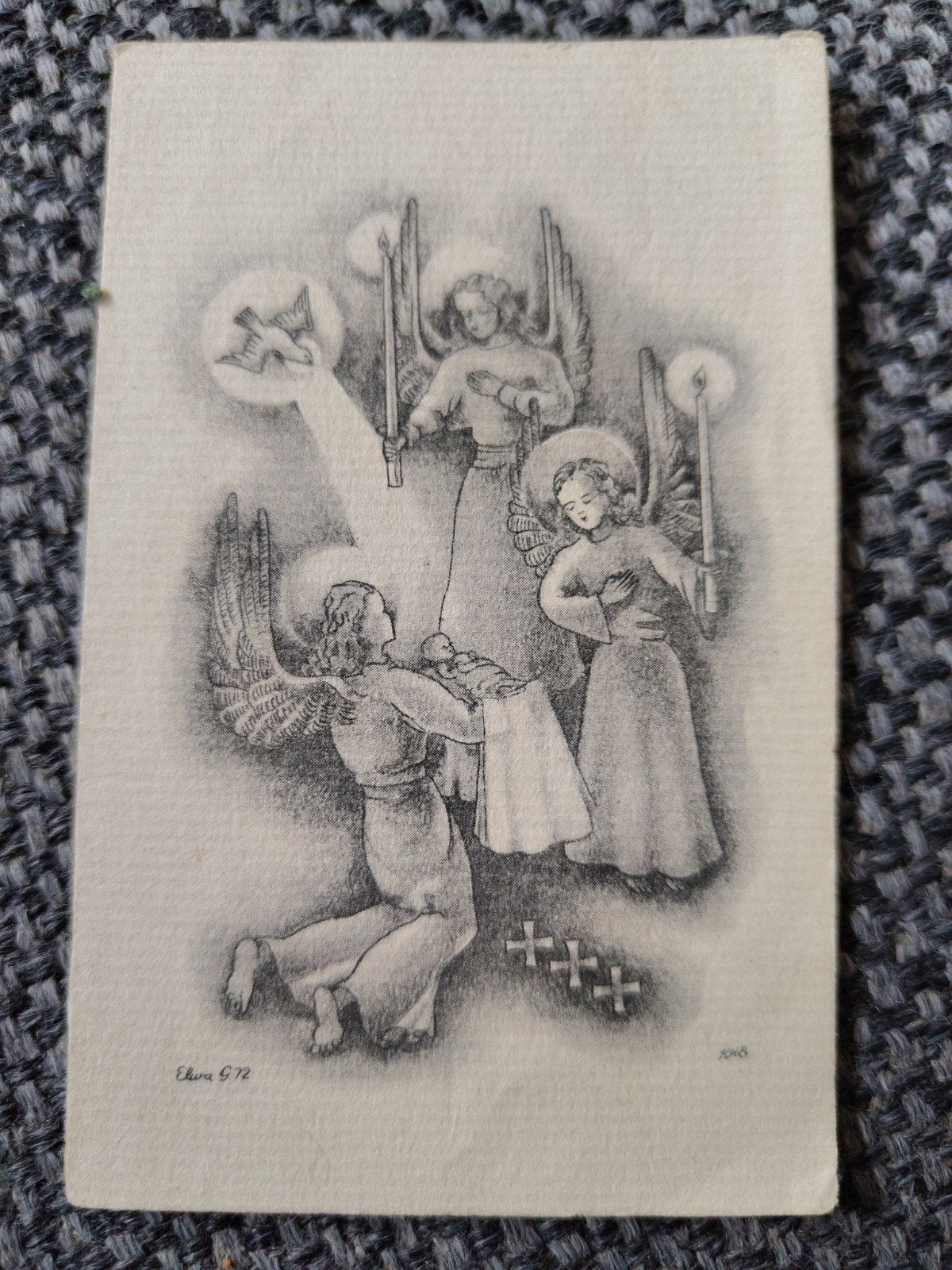 18de kindje 1949, Verzamelen, Ophalen of Verzenden, Voor 1970, Geboortekaartje