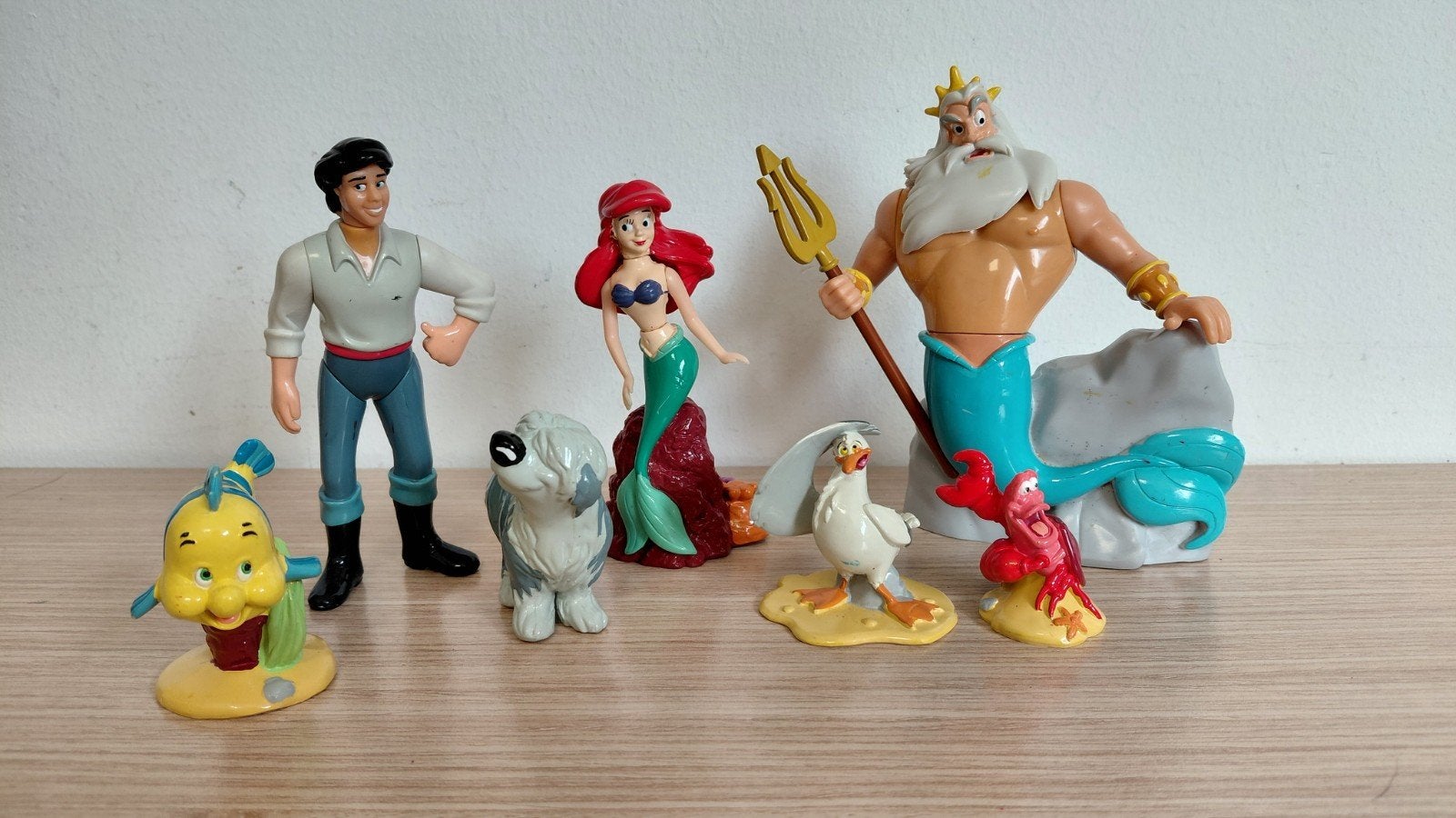 Disney poppetjes Kleine zeemeermin, Ophalen of Verzenden, Zo goed als nieuw