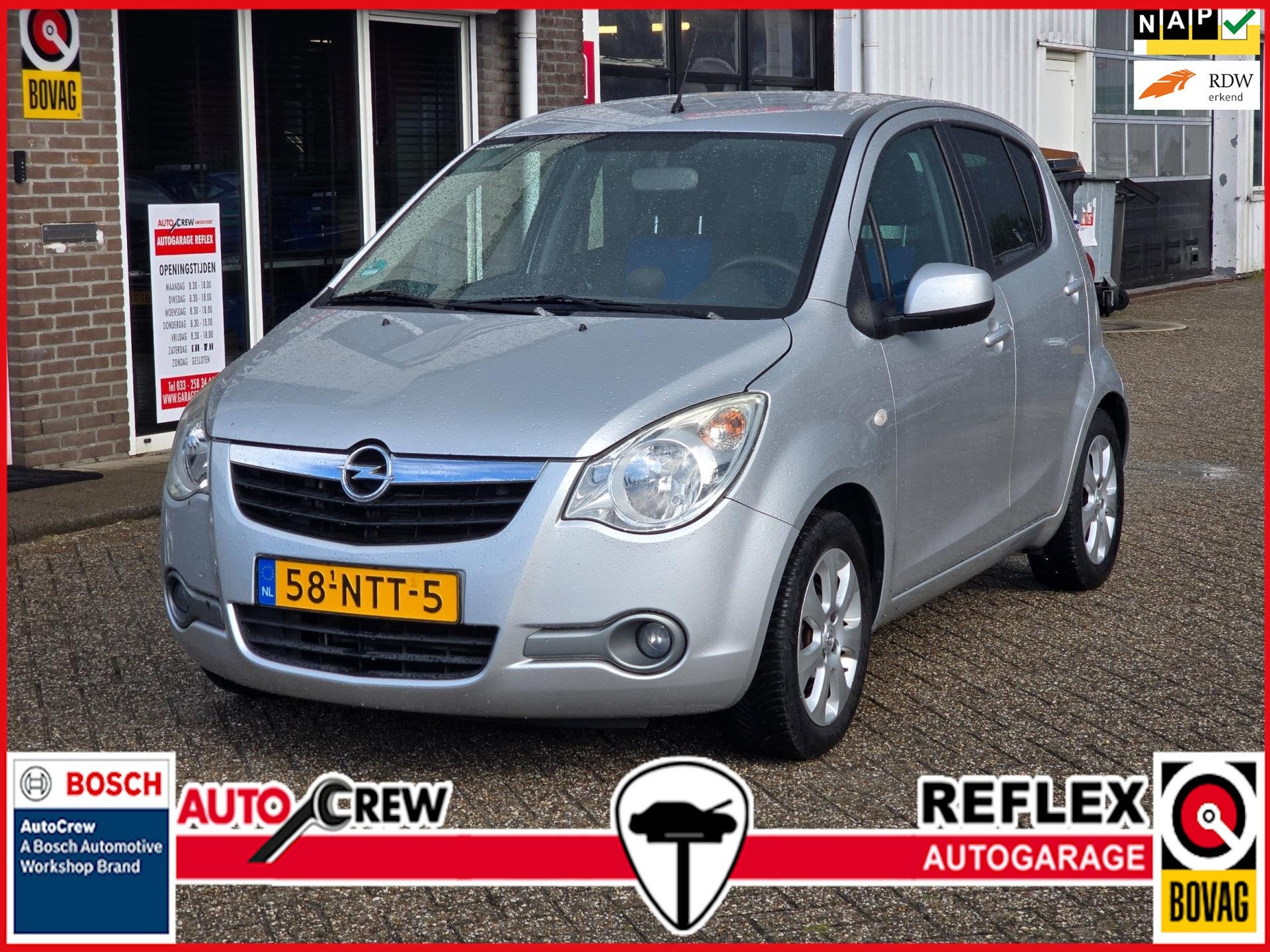Opel Agila 1.0 Edition LPG AIRCO|ELEKTR. PAKET|DEALER OH, Auto's, Opel, Dealer onderhouden, Stof, Gebruikt, 1011 kg
