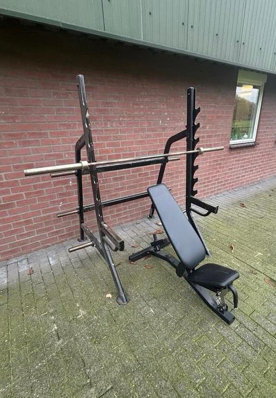 Bankdruk set inclusief stang, Ophalen, Idk, Idk, Borst