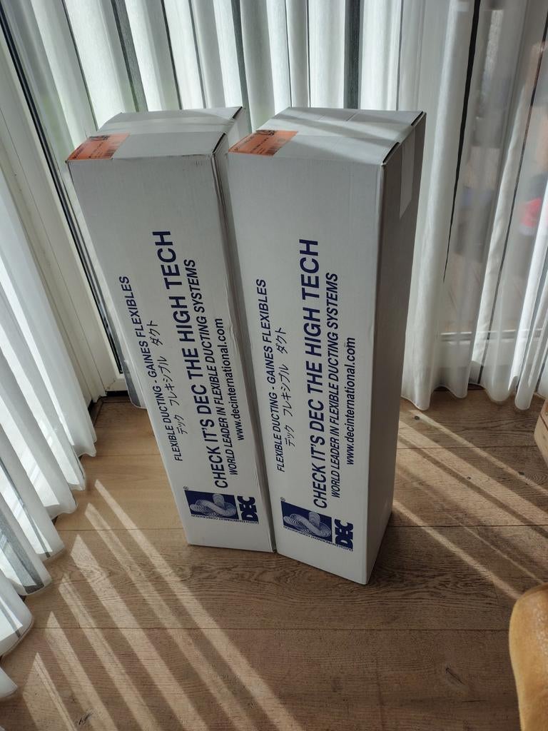 Sonodec Geïsoleerde Ventilatieslang 160mm - 5 Meter, Ophalen of Verzenden, Nieuw, Ventilator en Afzuiger