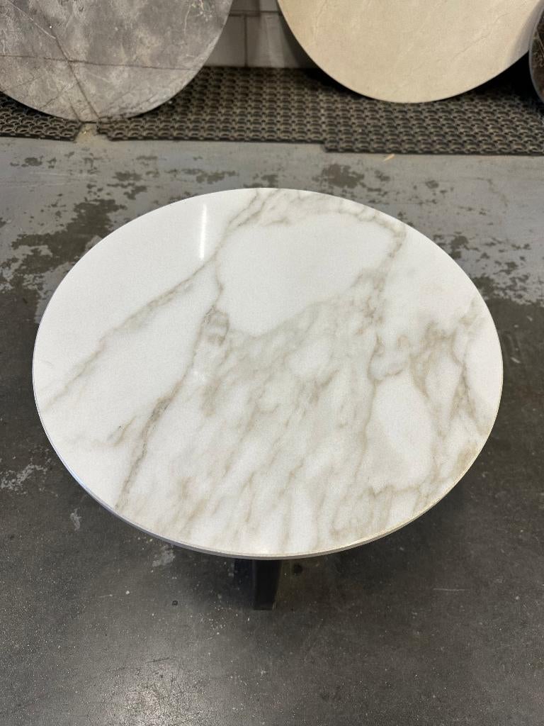 OPRMUIMING UITVERKOOP | diverse marmeren salontafels, Ophalen, 50 tot 100 cm, Rond, 50 tot 100 cm