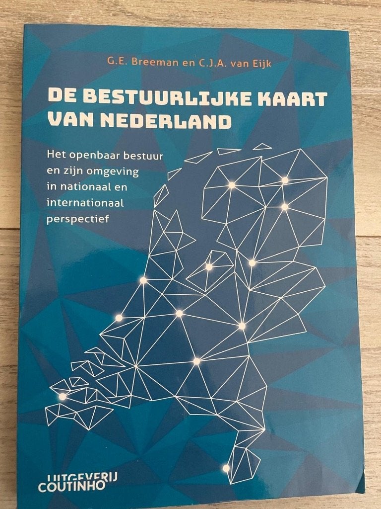 De bestuurlijke kaart van Nederland, Boeken, Zo goed als nieuw, Gamma, HBO, Uitgeverij Coutinho