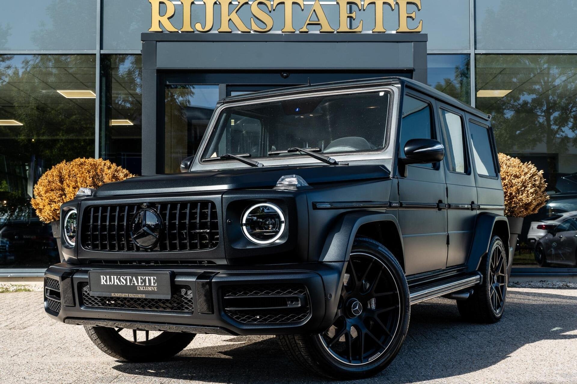 Mercedes G-klasse G63 AMG|PANO|MAT|MEMORY|H&K|22''|FACELIFT, Auto's, Automaat, Gebruikt, Zwart, Leder