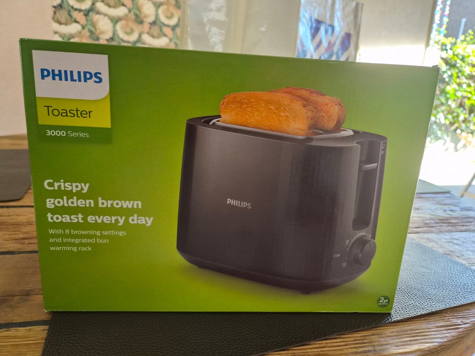Philips Toaster 3000 Serie - HD2581/90 - Nieuw in doos, Ophalen of Verzenden, Nieuw, Meer dan 8 standen