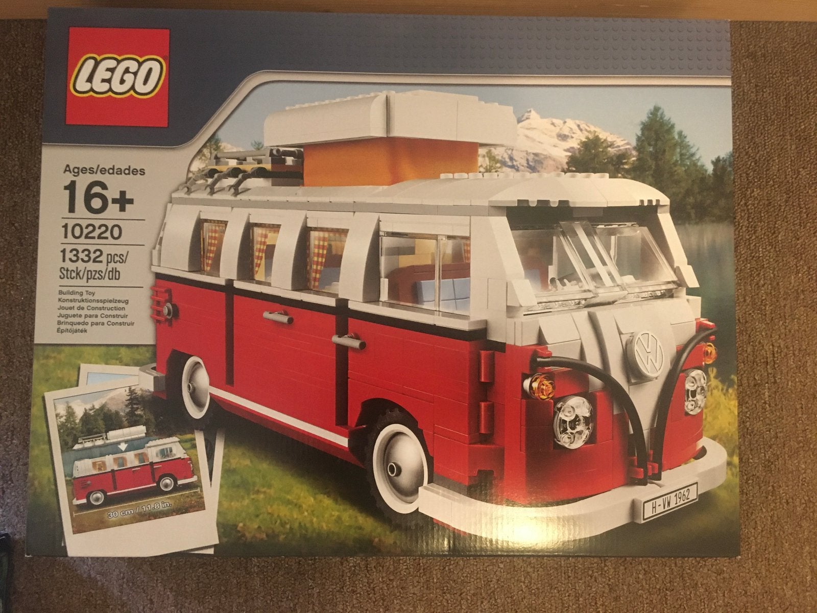 Lego 10220 Volkswagen T1 Camper Van - Nieuw in gesealde doos, Lego, Nieuw, Ophalen of Verzenden, Complete set