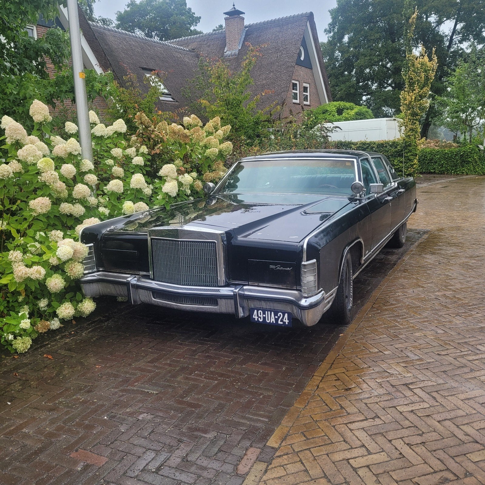 lincoln continental Bj1978, Automaat, 8 cilinders, Continental, Zwart