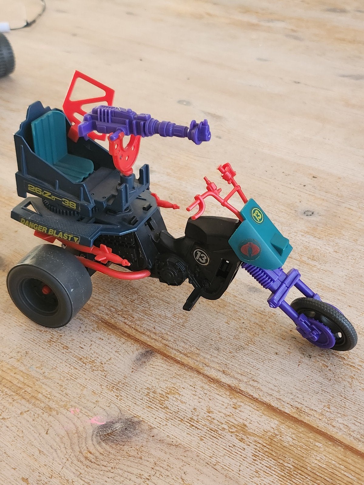 1988 GI Joe Dreadnok cycle, Ophalen of Verzenden, Gebruikt