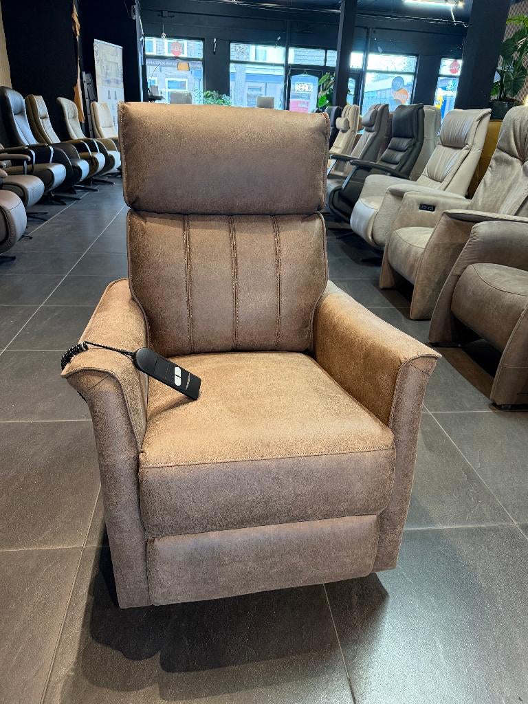 sta op stoel / relaxfauteuil  nieuw 599, Verzenden, Minder dan 75 cm, Nieuw, Stof
