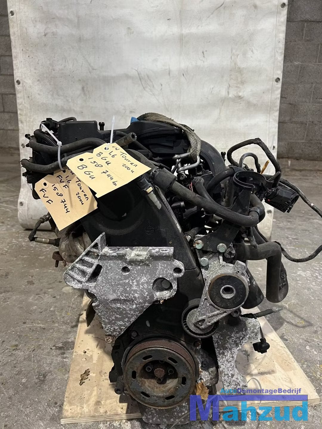 VW TOURAN 1.6 BGU Motorblok motor, Gebruikt, Volkswagen, Volkswagen AG, Berliner Ring 2
38440  Wolfsburg, DE