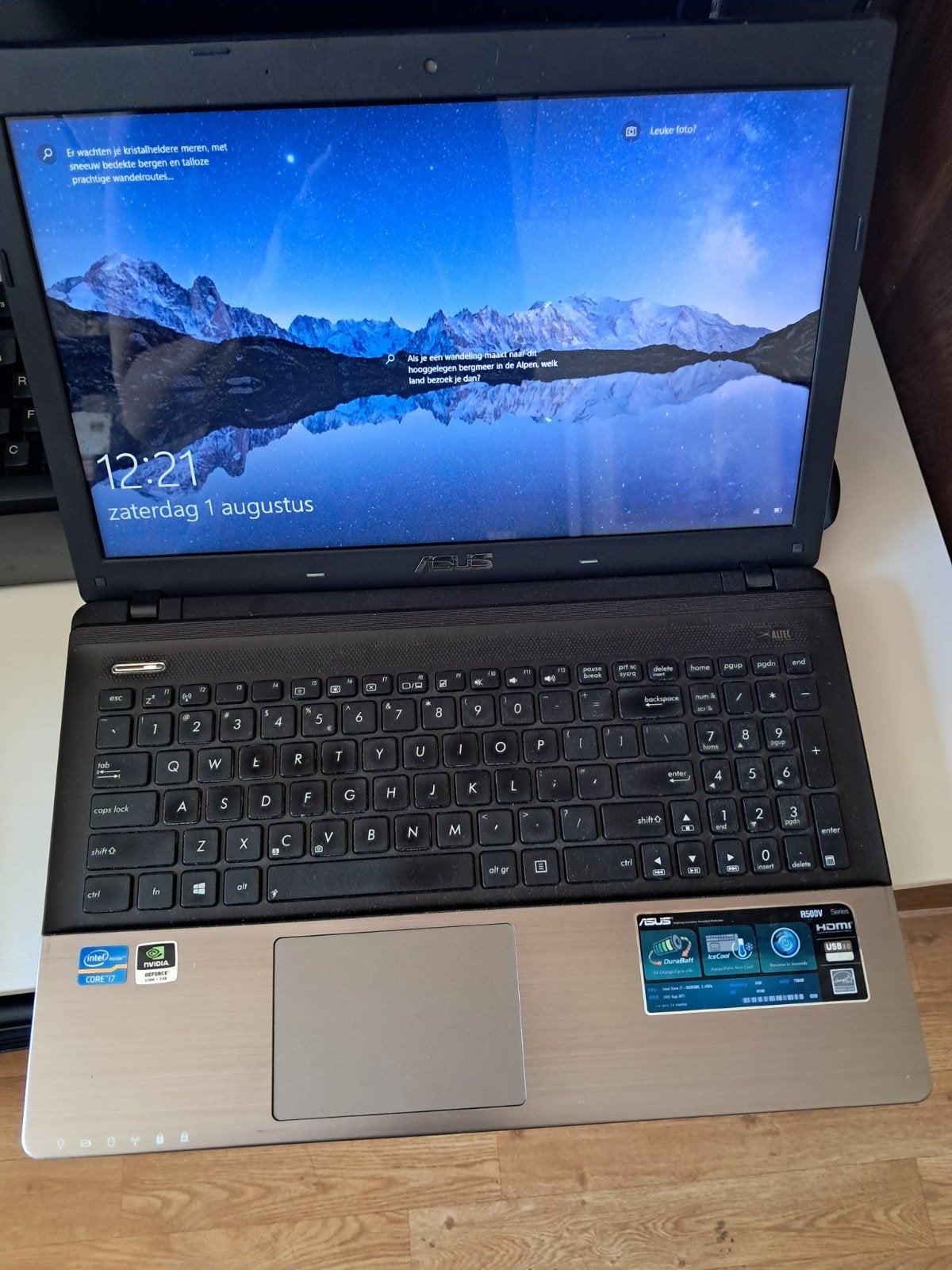 Asus Laptop - Goede staat, Computers en Software, Windows Laptops, Gebruikt, 15 inch, HDD, 2 tot 3 Ghz, 8 GB, Qwerty, Met videokaart