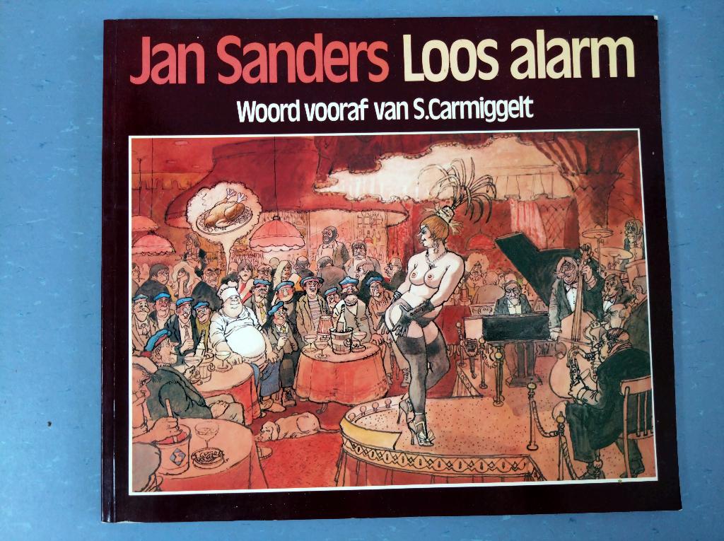 Jan Sanders - Loos Alarm, Boeken, Humor, Ophalen of Verzenden, Gelezen, Jan sanders, Cartoons
