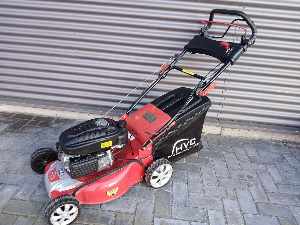 Zelfrijdende motormaaier 46 cm, OHV motor, Tuin en Terras, Grasmaaiers, Zo goed als nieuw, Benzine-grasmaaier, 40 t/m 49 cm, Cirkelmaaier