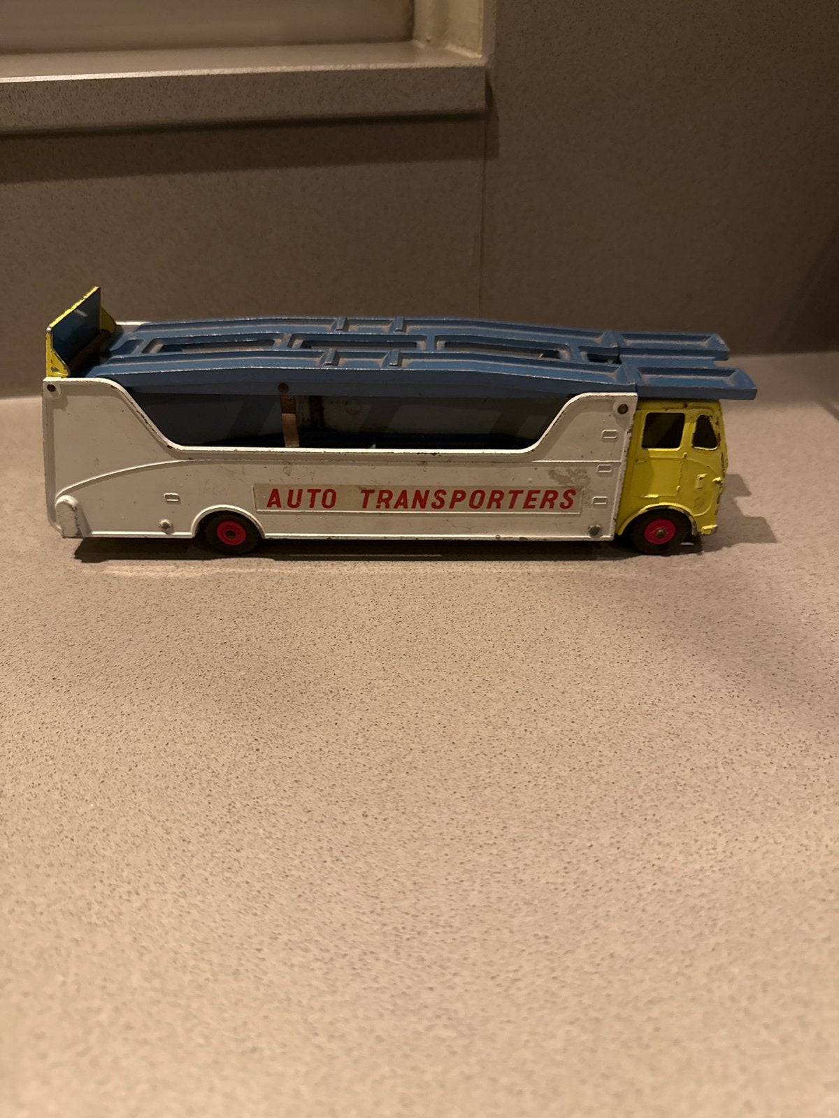 Dinky Toys 984 Auto Transporter - Vintage Speelgoed, Ophalen of Verzenden, Gebruikt, Bus of Vrachtwagen