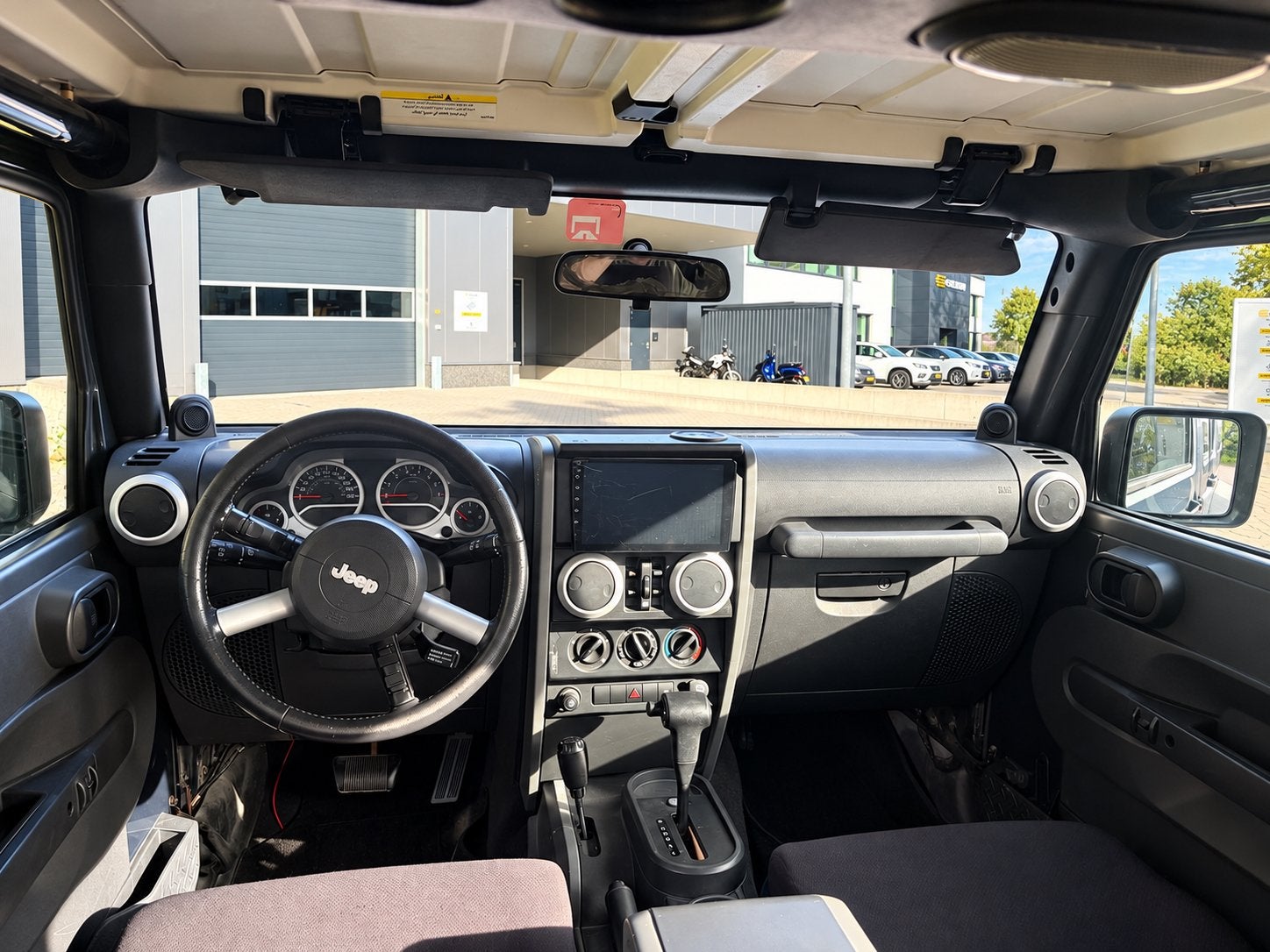 ‼️JEEP WRANGLER JK 3.8 V6 SAHARA YOUNGTIMER HARD/SOFTTOP‼️, Auto's, Automaat, Stof, Blauw, Bedrijf