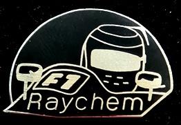 F 1 Raychem pin, Verzenden, Nieuw, Sport, Speldje of Pin