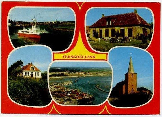 Terschelling (1977), Ophalen of Verzenden, 1960 tot 1980, Gelopen, Waddeneilanden