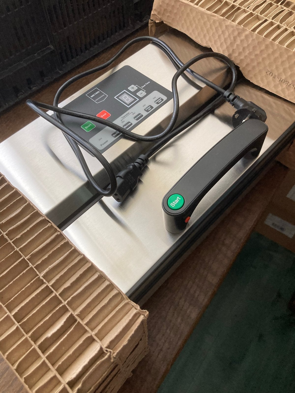 Metro Professional GVS1140 Vacuümmachine inclusief zakken, Ophalen, Overige typen, Zilver, Zo goed als nieuw