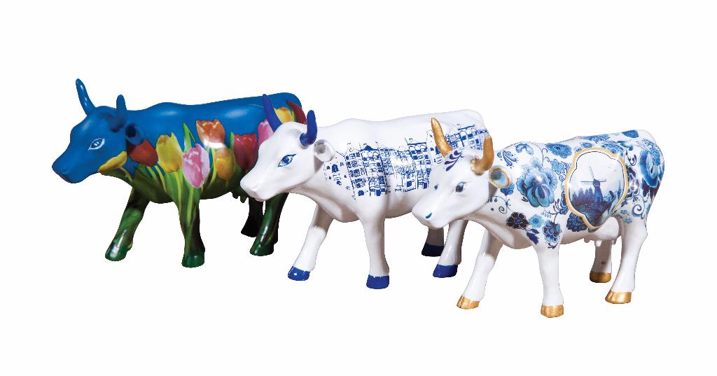 Nieuw Cow Parade koe Art Pack Netherlands (3-pack)., Ophalen of Verzenden