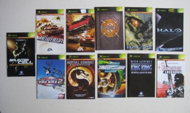 XBOX BOEKJES, Overige genres, 1 speler, Ophalen of Verzenden, Zo goed als nieuw